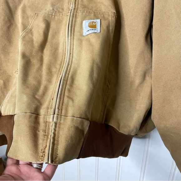 Carhartt Men's Loose Fit Firm Duck ThermalLined Active Jacket 3XL - Picture 9 of 10